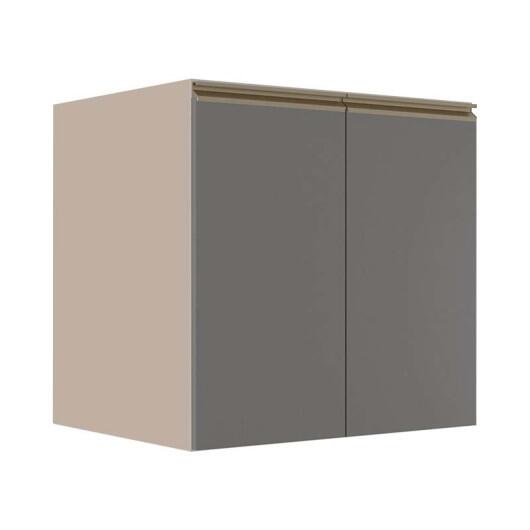 Módulo Balcão 70cm 2 Portas 100% MDF Cozinha Modulada Gold J Robel Fendi/Cinza Matte Módulo Balcão 70cm 2 Portas 100% MDF Cozinha Modulada Gold J Robel Fendi/Cinza Matte