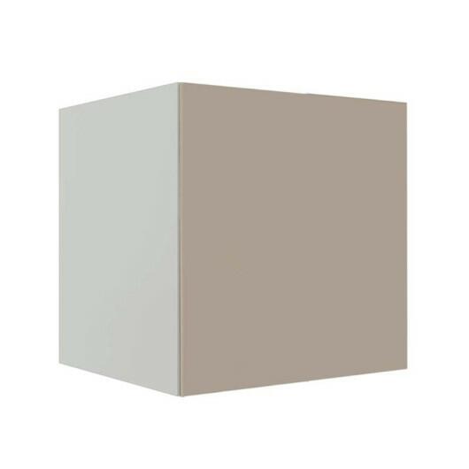Módulo Balcão 70cm Para Embutir Forno 100% MDF Cozinha Modulada Robel Branco/Fendi Matte