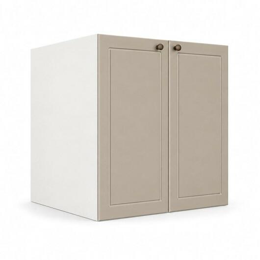 Módulo Balcão 70x68x56cm 2 Portas 100% MDF Cozinha Provence Robel Branco/Fendi Matte