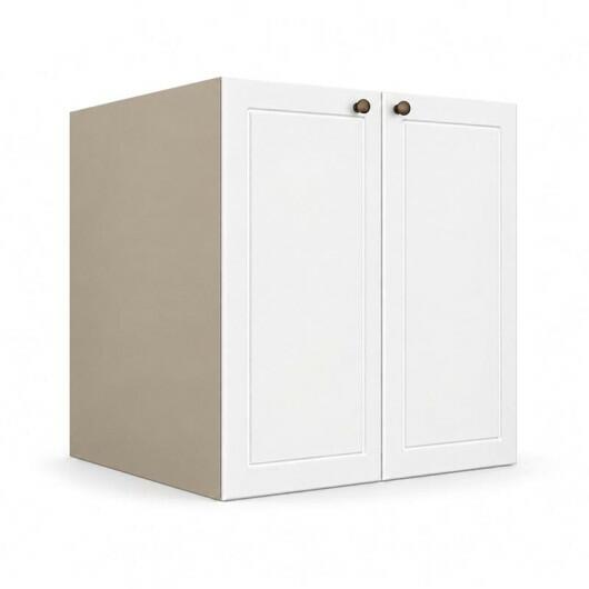 Módulo Balcão 70x68x56cm 2 Portas 100% MDF Cozinha Provence Robel Fendi/Branco Matte