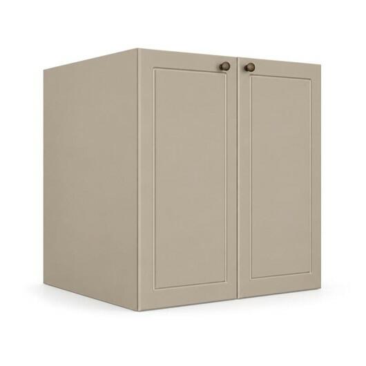 Módulo Balcão 70x68x56cm 2 Portas 100% MDF Cozinha Provence Robel Fendi/Fendi Matte