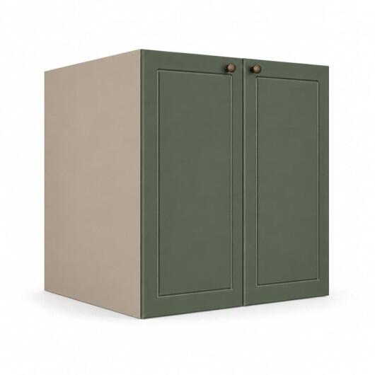Módulo Balcão 70x68x56cm 2 Portas 100% MDF Cozinha Provence Robel Fendi/Salvia Matte