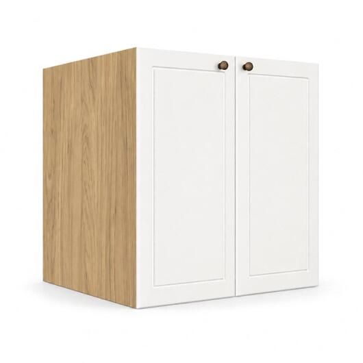 Módulo Balcão 70x68x56cm 2 Portas 100% MDF Cozinha Provence Robel Hanover/Branco Matte