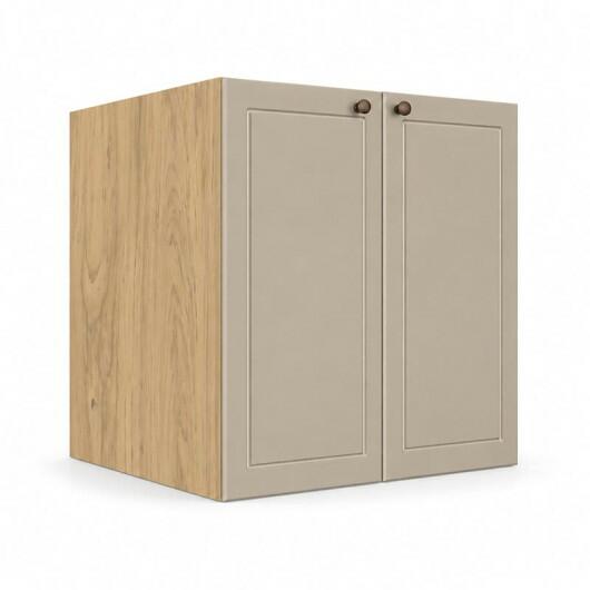 Módulo Balcão 70x68x56cm 2 Portas 100% MDF Cozinha Provence Robel Hanover/Fendi Matte