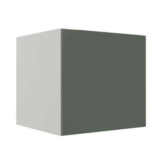 Módulo Balcão 80cm Para Embutir Forno 100% MDF Cozinha Modulada Robel Branco/Salvia Matte