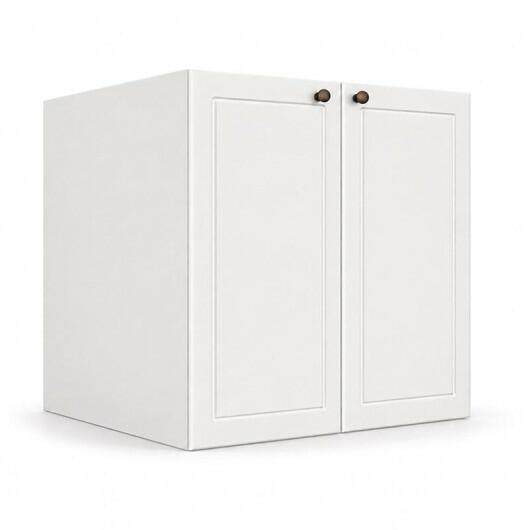 Módulo Balcão 80x68x56cm 2 Portas 100% MDF Cozinha Provence Robel Branco/Branco Matte