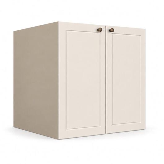 Módulo Balcão 80x68x56cm 2 Portas 100% MDF Cozinha Provence Robel Fendi/Off White Matte