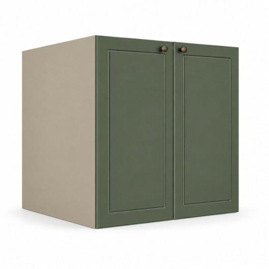 Módulo Balcão 80x68x56cm 2 Portas 100% MDF Cozinha Provence Robel Fendi/Salvia Matte