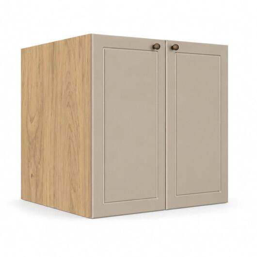Módulo Balcão 80x68x56cm 2 Portas 100% MDF Cozinha Provence Robel Hanover/Fendi Matte