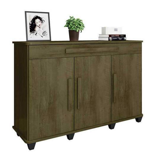 Balcão Buffet 3 Portas Rubi RV Móveis Imbuia
