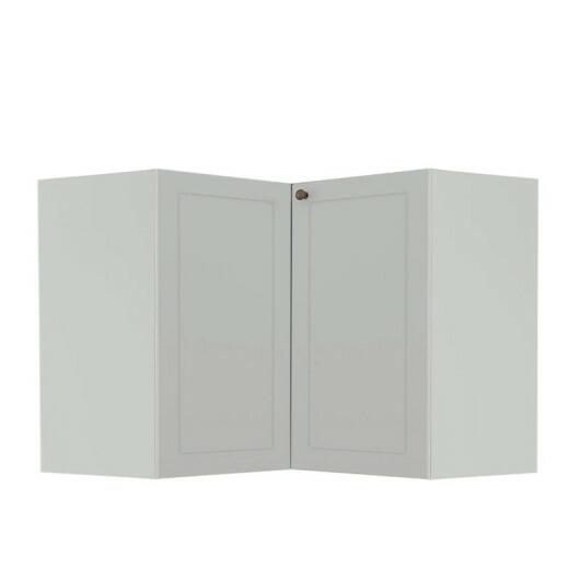 Módulo Balcao de Canto L 94x96cm 100% MDF Cozinha Provence Robel Branco/Branco Matte