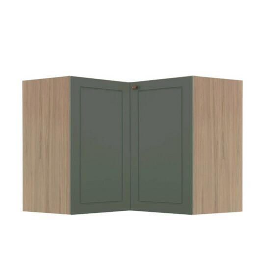 Módulo Balcao de Canto L 94x96cm 100% MDF Cozinha Provence Robel Hanover/Salvia Matte