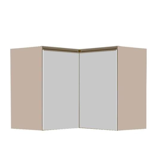 Módulo Balcao de Canto L 94x96cm 100% MDF Cozinha Modulada Gold J Robel Fendi/Branco Matte Módulo Balcao de Canto L 94x96cm 100% MDF Cozinha Modulada Gold J Robel Fendi/Branco Matte