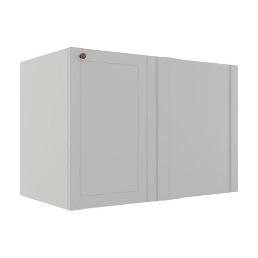 Módulo Balcao de Canto Reto 100cm Direito/Esquerdo 100% MDF Cozinha Provence Robel Branco/Branco Matte
