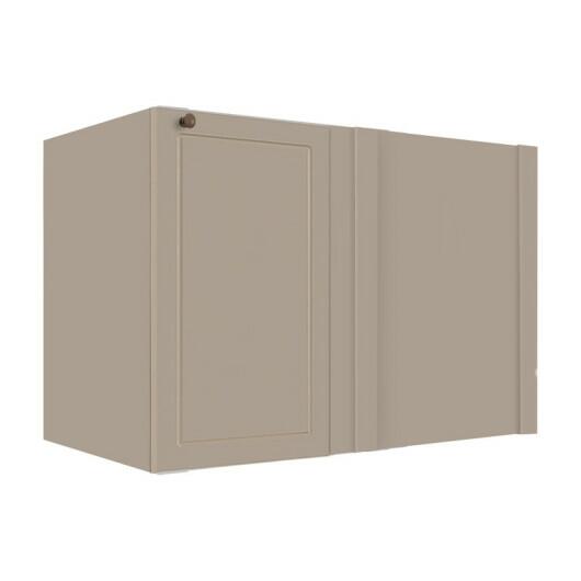 Módulo Balcao de Canto Reto 100cm Direito/Esquerdo 100% MDF Cozinha Provence Robel Fendi/Fendi Matte