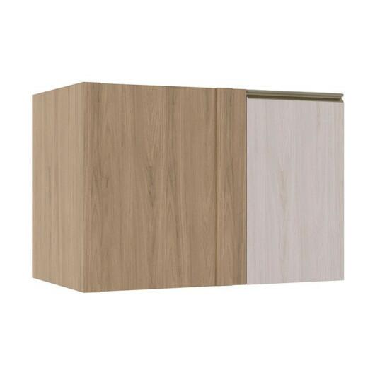 Módulo Balcao De Canto Reto 100cm Direito 100% MDF Cozinha Modulada Gold Robel Hanover/Aspen