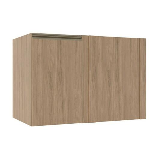 Módulo Balcao De Canto Reto 100cm Esquerdo 100% MDF Cozinha Modulada Gold Robel Hanover/Hanover