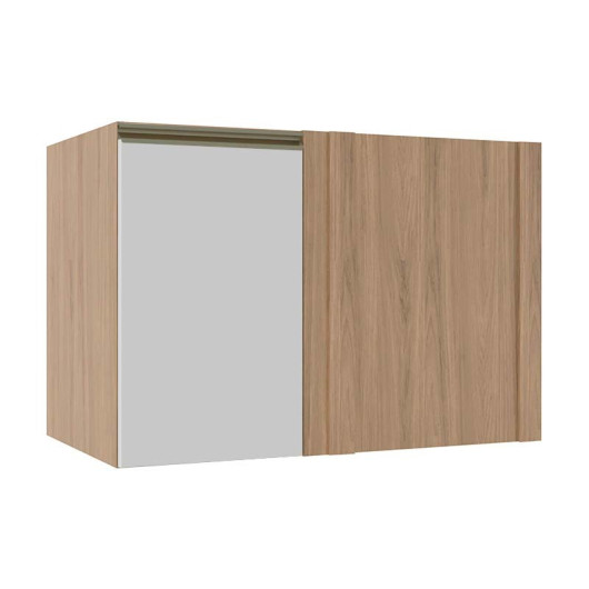 Módulo Balcão De Canto Reto 100cm 100% MDF Cozinha Modulada Gold J Robel Hanover/Branco Matte Módulo Balcão De Canto Reto 100cm 100% MDF Cozinha Modulada Gold J Robel Hanover/Branco Matte