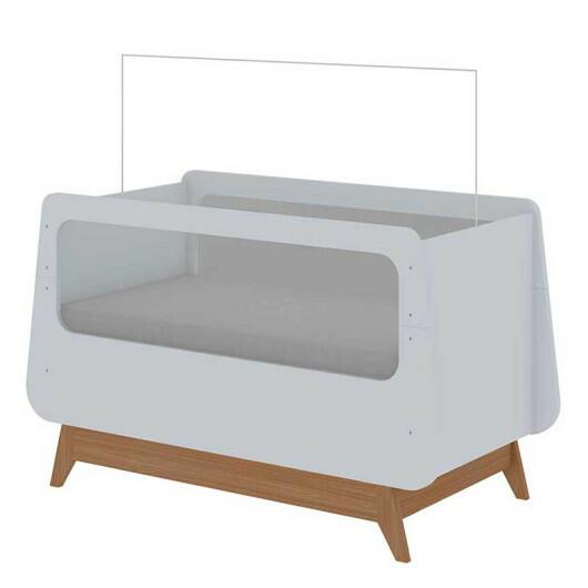 Berço Americano Com 3 Regulagem de Altura Nuvem Gelius Branco