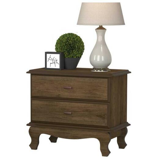 Bombe Luis XV Retrô 2 Gavetas 1111 JB Bechara Canela