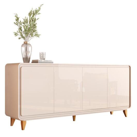 Buffet Sala Jantar 180cm 4 Portas Cantos Arredondado Liv 1.8 EDN Off White
