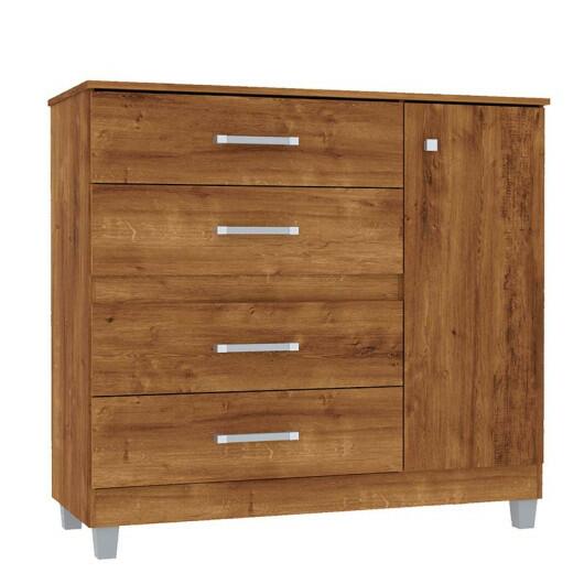 Cômoda com Sapateira Florence Mirarack Canela