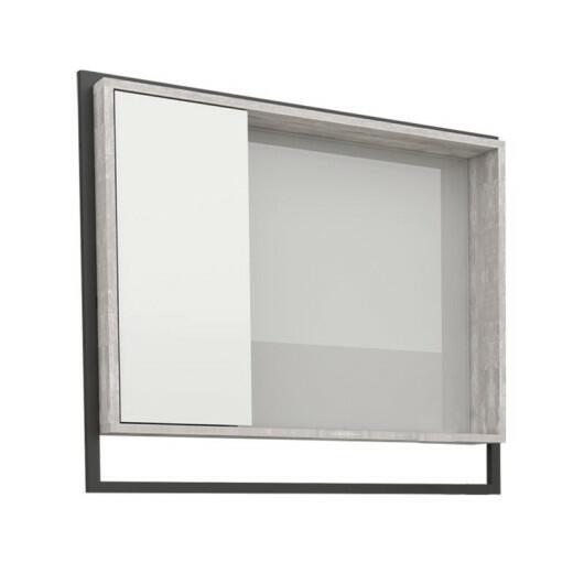 Espelho Para Banheiro Madeira Apoema 60 Cozimax Branco/Calcare