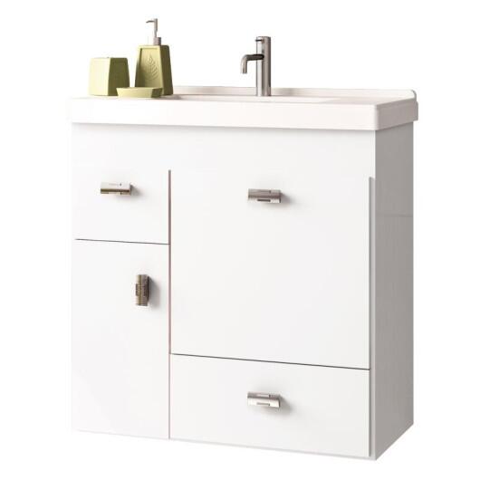 Gabinete Para Banheiro Madeira Orquídea 60 Cozimax Branco