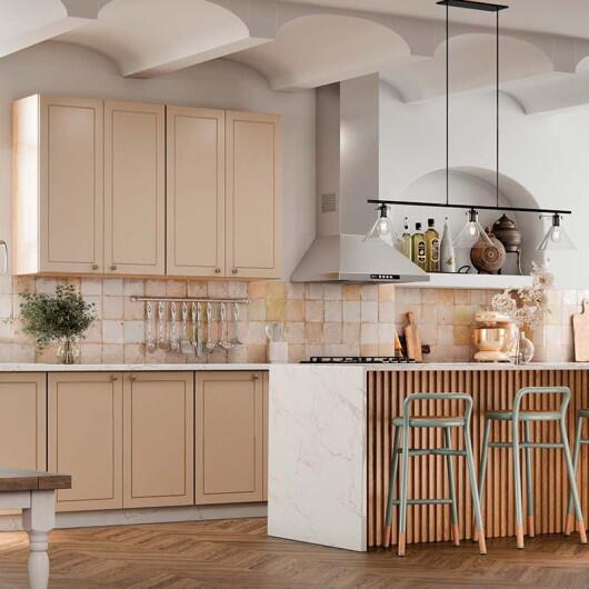 Projeto Cozinha Modulada Provence Leticia Robel Hanover/Fendi