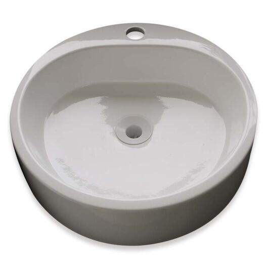 Cuba Para Banheiro Redonda 35x35 Curve Base Cozimax Branco