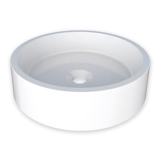 Cuba Para Banheiro Redonda 35x35 Curve Cozimax Branco