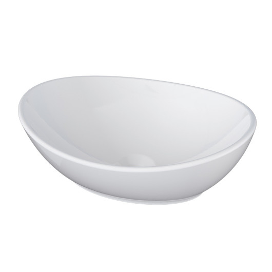 Cuba Para Banheiro Louça Oval 41x32x14cm Bali Cozimax Branco