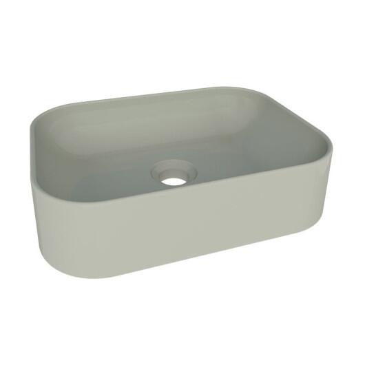 Cuba Para Banheiro Oval 39x29 Mármore Sintético Luna Cozimax Cimento