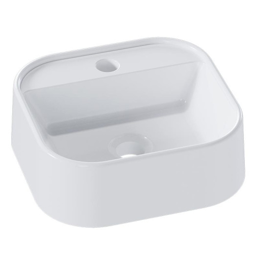 Cuba Para Banheiro 33x31x11cm Mármore Sintético Duna Cozimax Branco