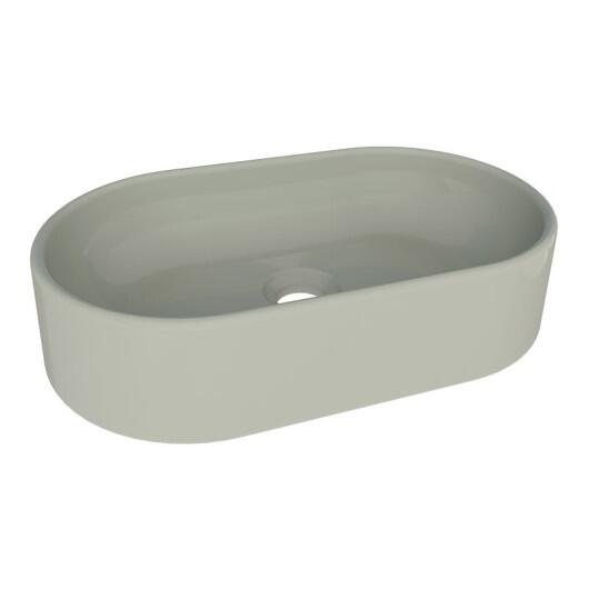 Cuba Para Banheiro Oval 43x25 Mármore Sintético Nimbus Cozimax Cimento