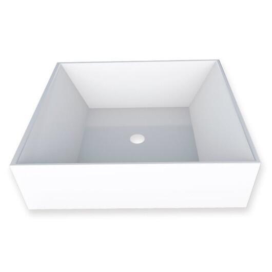 Cuba Para Banheiro 31x27 Mármore Sintético Prisma Cozimax Branco