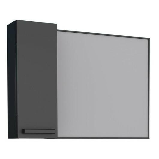Espelho Para Banheiro Aço Damasco 80 Cozimax Preto