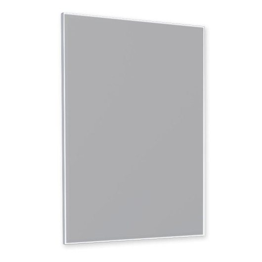 Espelho Para Banheiro Aço Bisotê 60x85x2cm Gaia Cozimax Branco