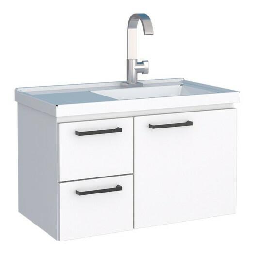 Gabinete Para Banheiro Aço Romã 60 Cozimax Branco