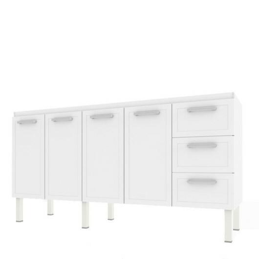 Gabinete de Pia 180 Apolo Flat 3G Cozimax Branco