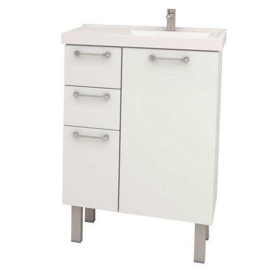 Gabinete Para Banheiro Aço Cereja 60 Cozimax Branco