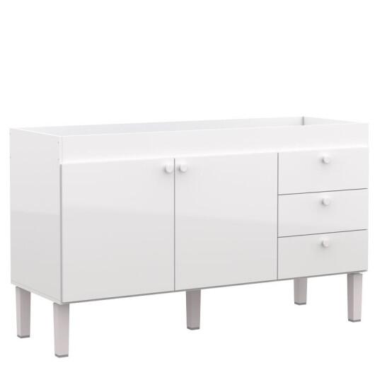 Gabinete de Pia 150 Madeira Sabiá Cozimax Branco 