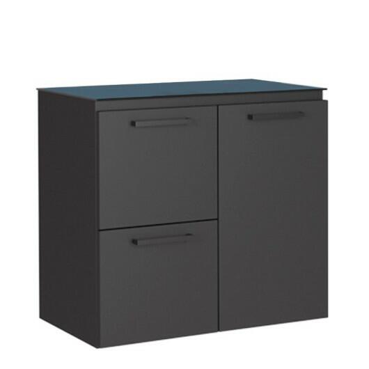 Gabinete Para Banheiro Aço Osiris 60 Sem Cuba Cozimax Preto
