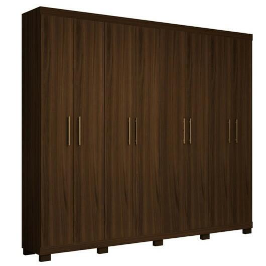 Guarda Roupa Casal 8 Portas Sevilha Gelius Nogueira