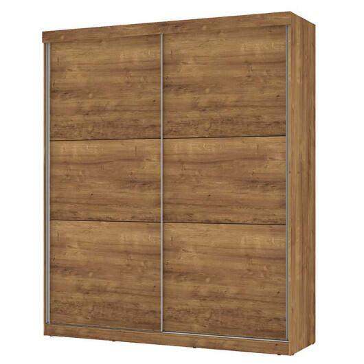 Guarda Roupa 2 Portas Correr Caribe Mirarack Canela