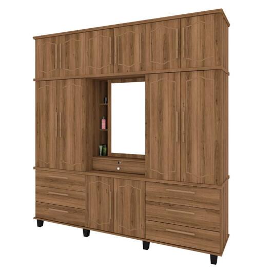 Guarda Roupa 12 Portas Diamante Capelinha Fabrimoveis Freijo