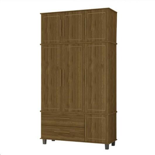 Guarda Roupa 3 Portas House Fabrimoveis Imbuia