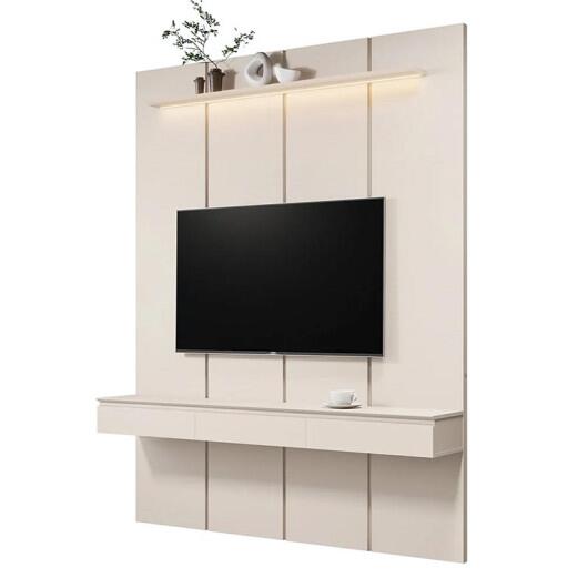Home Suspenso 180x216cm 3 Gavetas Para TV 75¨ Estone 1.8 EDN Off White
