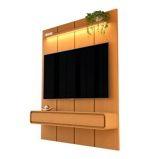 Home Suspenso 180x216cm 3 Gavetas Para TV 75¨ Milano 1.8 EDN Cedro
