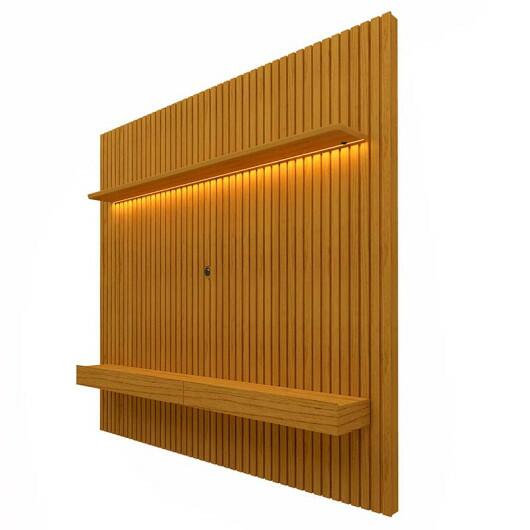 Home Ripado Para TV 75 Polegadas Com LED 184x250 Nobre Gelius Naturale